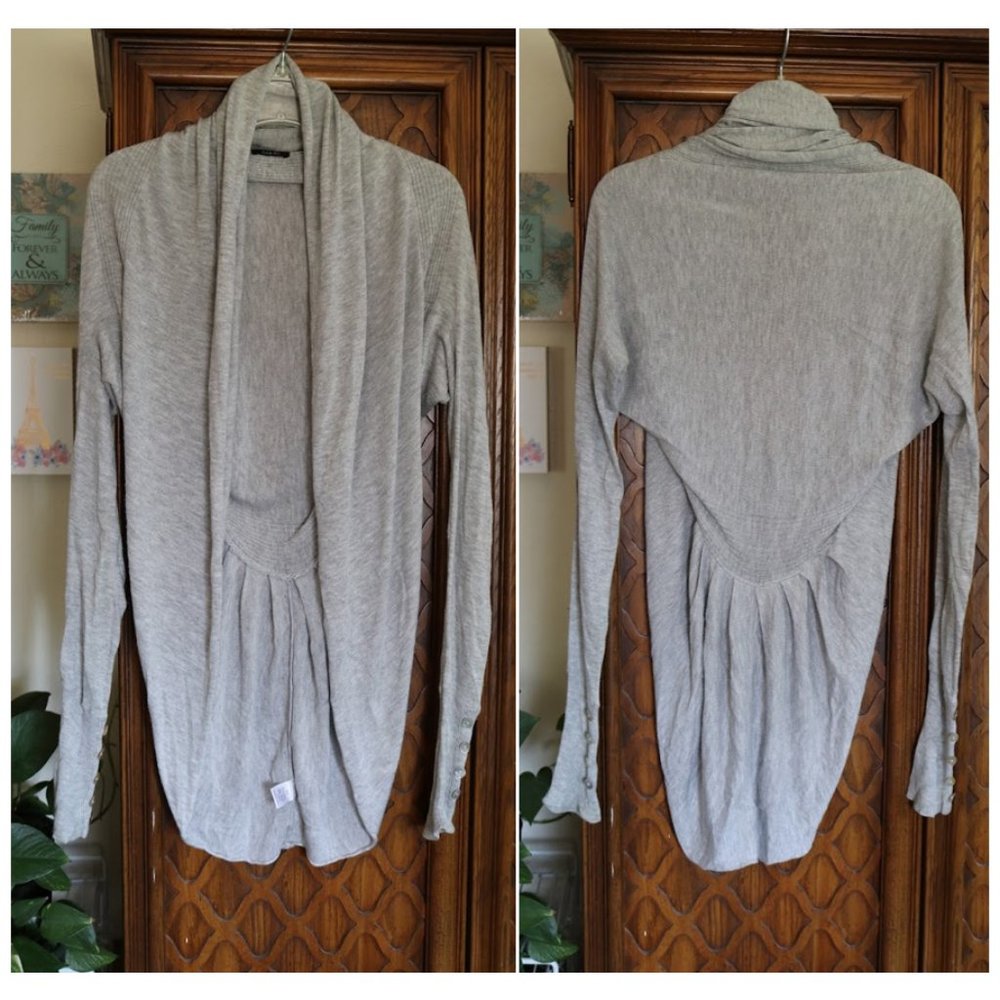 MAX Rave Bohochic Open Front Long Sleeve Shrug - XS